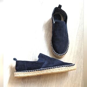 Vince dark navy suede espadrilles